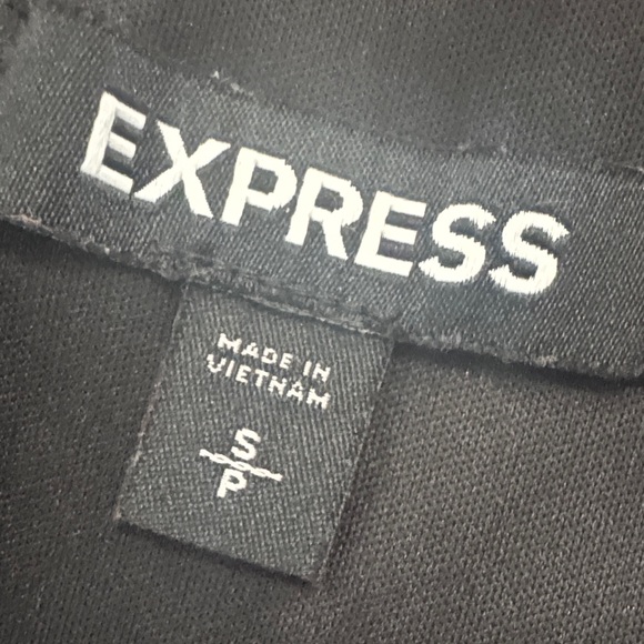 Express Black Silk Jumpsuit - Picture 6 of 6